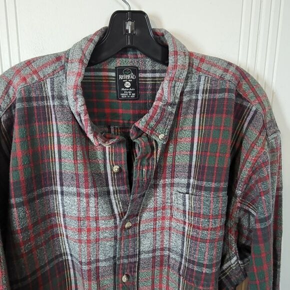 Plus size Red Head Men's Button Down Shirt - Picture 8 of 8